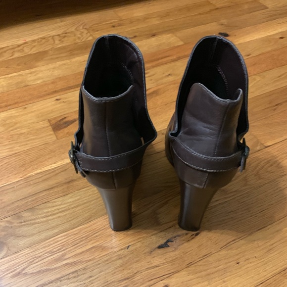 Simply Vera Brown leather booties - Picture 3 of 4